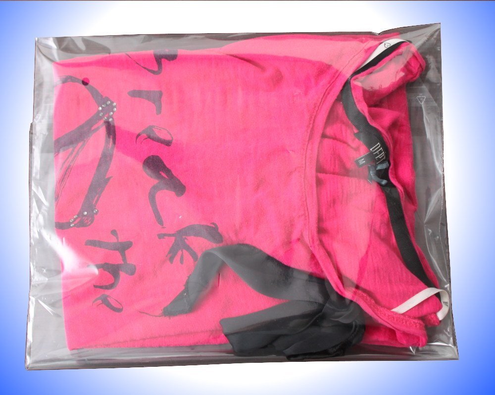 Klappenbeutel 100 Stück 40my 165x220 + 30 mm Klappe Adhäsionsverschlussbeutel - Hochtransparent Wiederverschließbar mit Belüftungsloch- Ideal für Kleidung, T-Shirts, Bilder, Kataloge