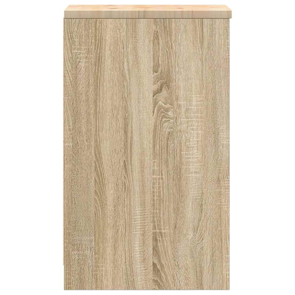 Générique Armoire de Rangement de Garage chêne Sonoma 30x51x85cm Bois pin,Entreprise & Industrie,Stockage Industriel,Armoires industrielles,Brun,18 KG,860555