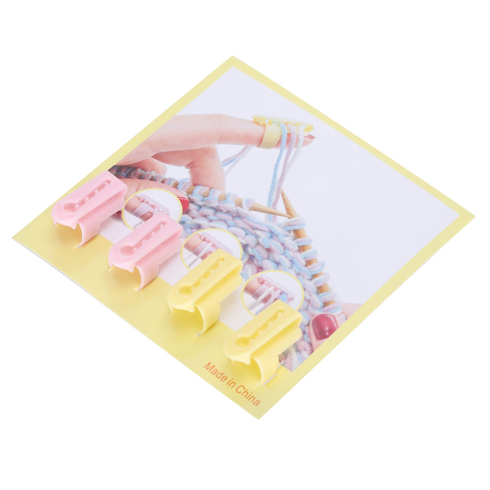 4 Pezzi Di Ditale Per Maglieria Guida Dito Divisore Per Fai Da Te Divertente Maglione Lana Accessori Da Cucito 94986162