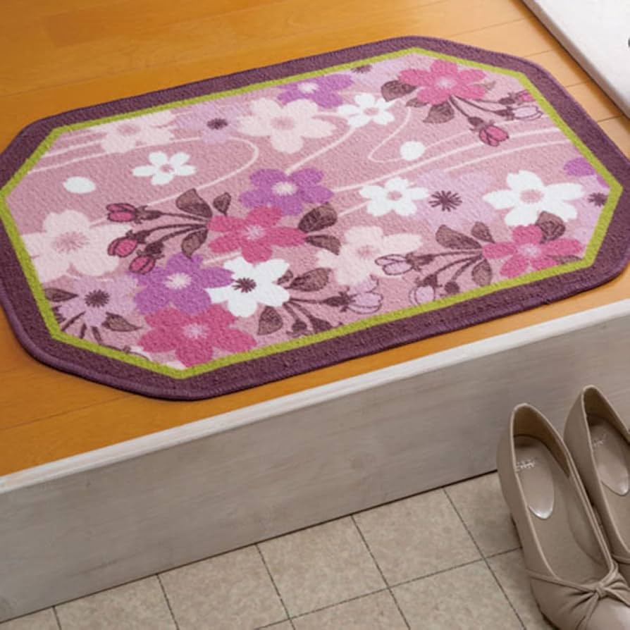 Amazon｜[tanfanLS] 玄関マット 八角形 室内 50x70cm 風水