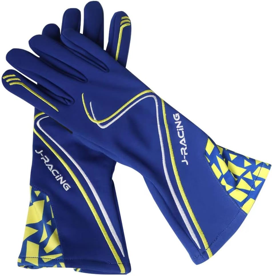 jxhracing G001HA Racing gloves Blue Medium