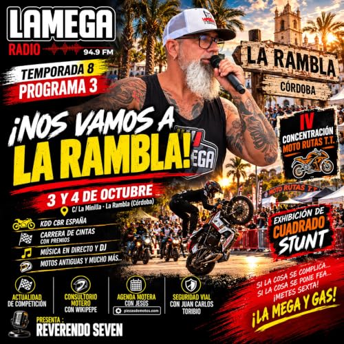 T8E03 | &iexcl;NOS VAMOS A LA RAMBLA! 🏍️ Moto Rutas T.T.