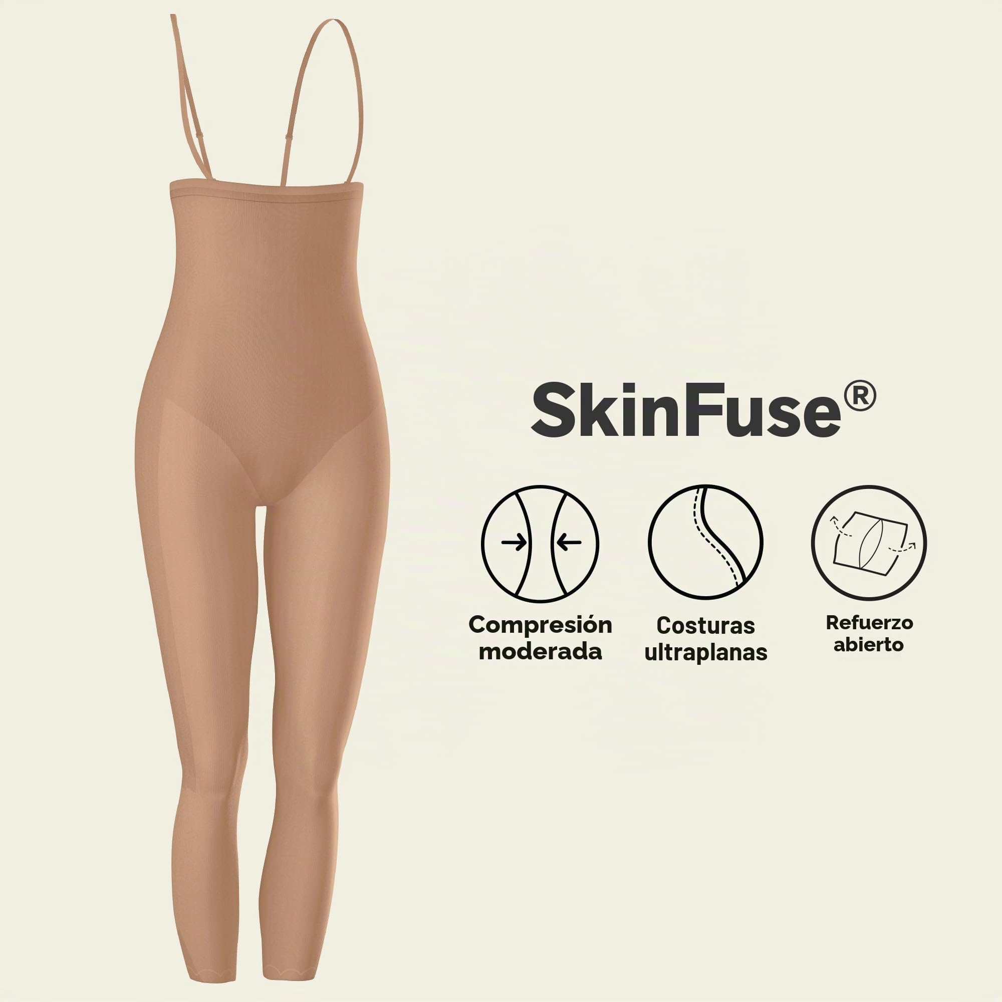 Leonisa Body Faja Pantalon Reductor Invisible Para Mujer - Fajas Antiroces