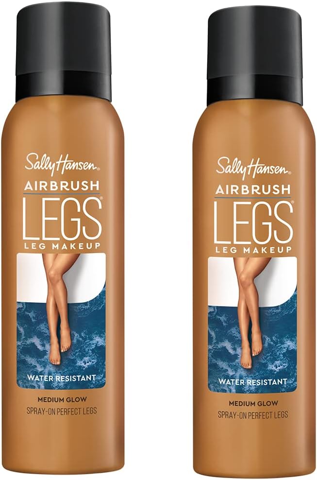Medium Glow, 2 Count: Sally Hansen Airbrush Legs, Medium, 2 Count
