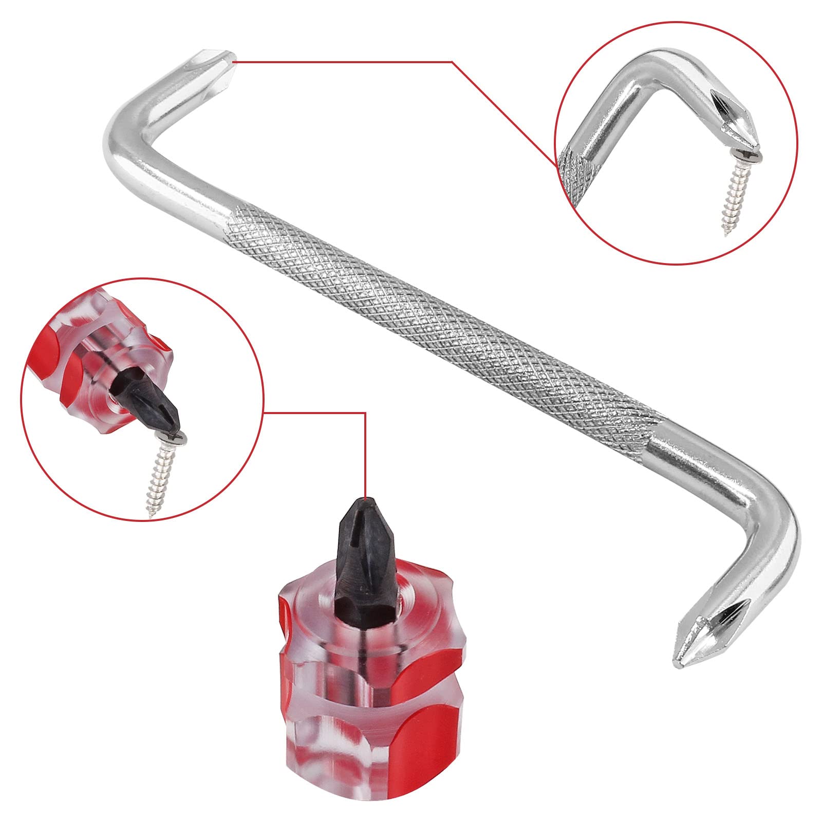 Amazon.com: LDEXIN 5 in 1 Magnetic Screwdriver Set, Z-Type