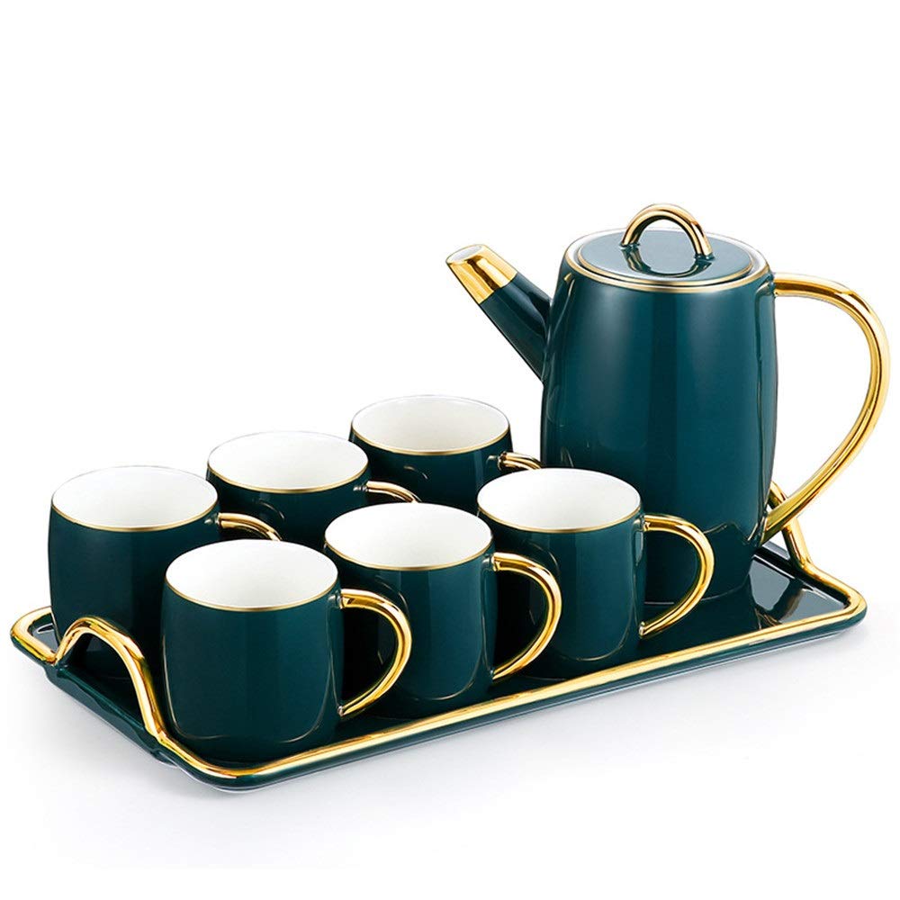 TEA@　0527 Amazon.com: ZXXHNNAIH Tea Set European Elegant Afternoon Tea