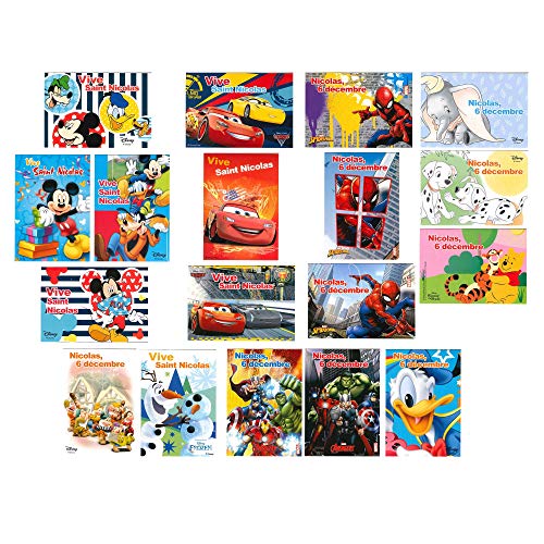 Les Colis Noirs LCN - Lot de 10 Carte Postale Saint Nicolas Licences - Modèle Aléatoire - 741 Cover