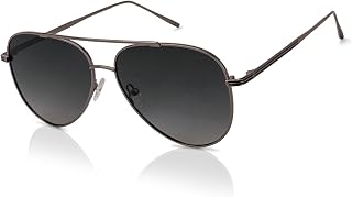 John Jacobs Polarized & UV Protection Sunglasses | For Men & Women | Full Rim Pilot | Large | JJ S11472-C9 Price In India