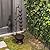 Alpine Corporation MAZ254 Outdoor Floor Tiered Vintage Water Fountain w/ 6 Hanging Cups, Soothing Tier Waterfall, 38", Bronze