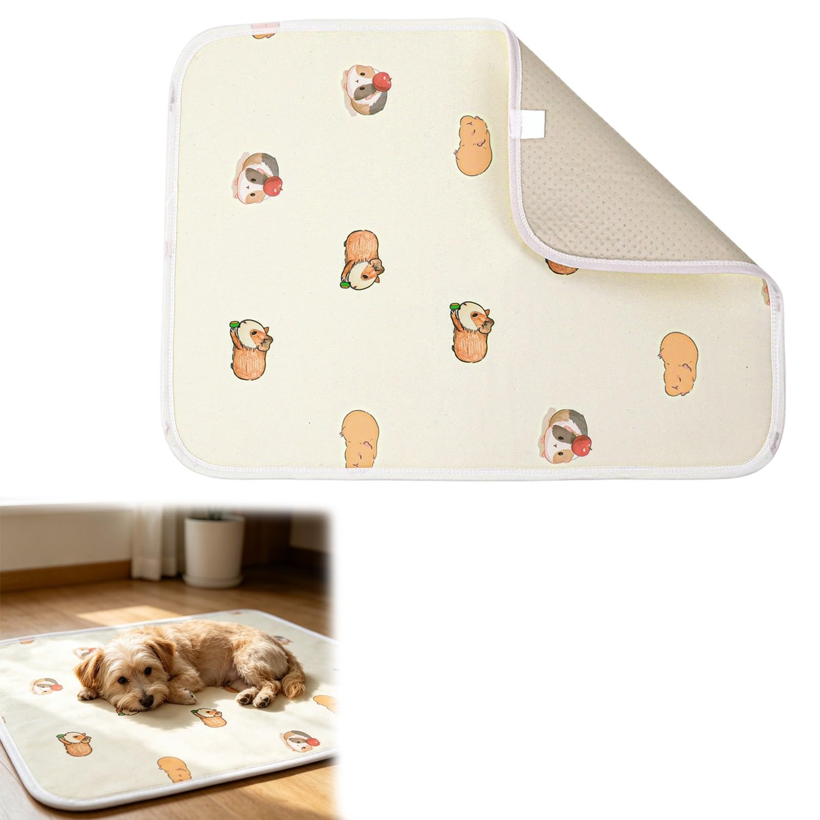 Générique Tapis Pliable Rafraîchissant pour Chiots, Maintien au Frais Été pour Intérieur, Extérieur, Terrasse, Voyage, Cage, Balcon et Plage