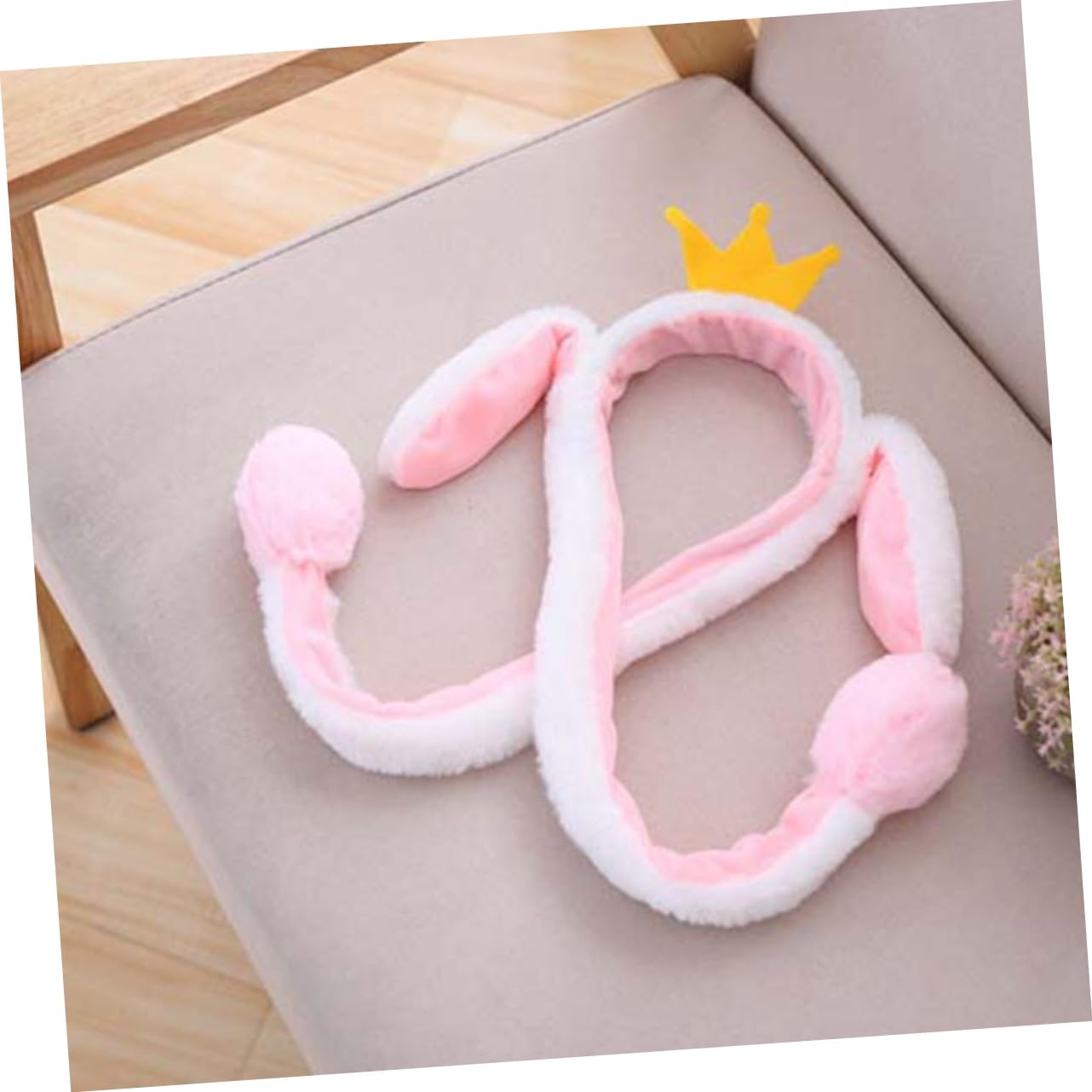 2 Diademas De Peluche Con Orejas Móviles De Animal Para Fiestas Y Eventos.