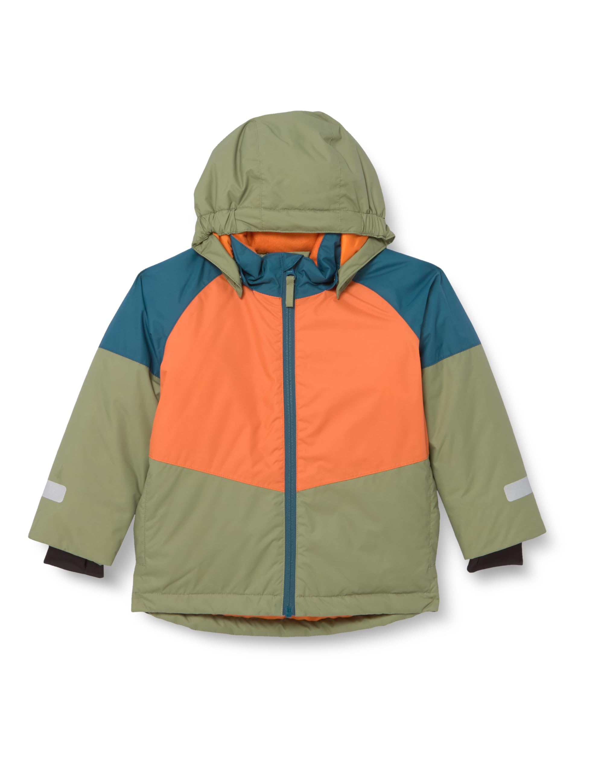 Playshoes Schnee-jacke Color Block Unisex Kinder Schneejacke, Color Block Petrol, 152