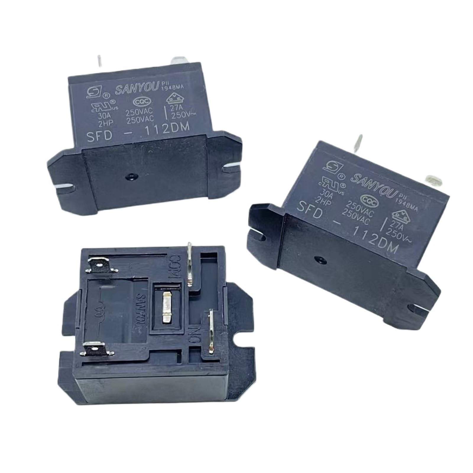 Relé SFD-112DM Sanyou de 4 pines y 30A para aire acondicionado 3