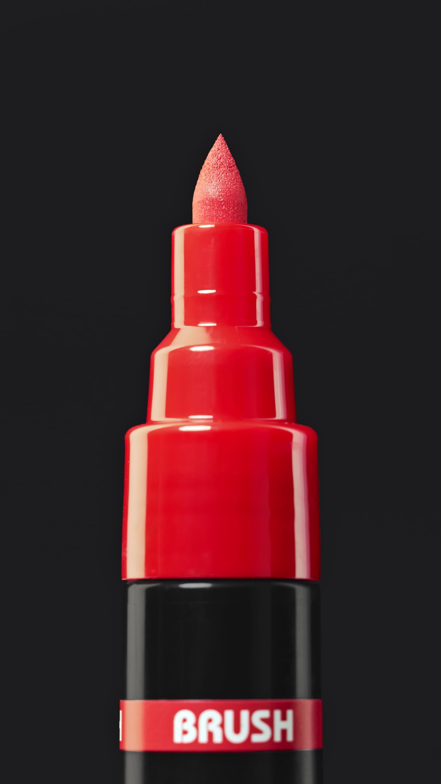 POSCA - zestaw markerów akrylowych Brush Pen PC-5BR, 8 kolorów | Marker z elastyczną końcówką pędzelkową 1-4 mm do niemal wszystkich powierzchni