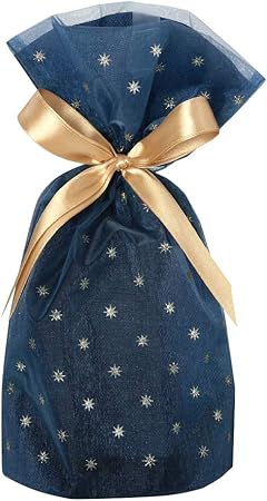 Amazon 包む ラッピング袋 巾着 シースルー ステラ M インディゴブルー T 2847 Ib 文房具 オフィス用品 文房具 オフィス用品