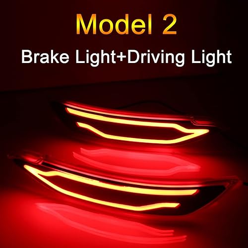 Miniatura 10 de Conjunto de luz trasera LED  Compatible con Hyundai Tucson 2015-2017, reflector de parachoques, conducción, freno, niebla, luces direccionales