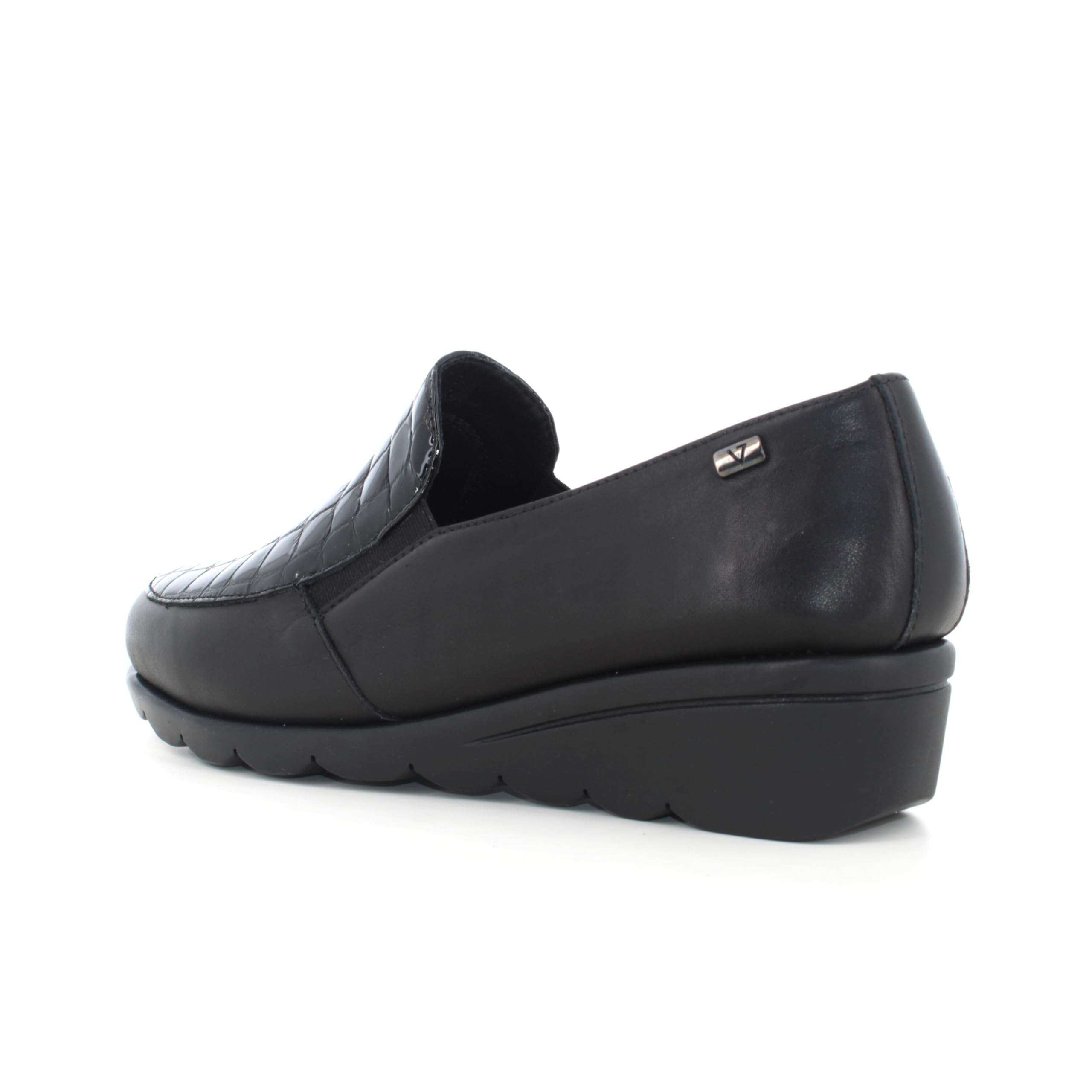 Valleverde Mocassini Donna VS10301E Pelle Nero Calzature Casual