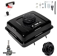 Vista 1 de JMCHstore Tanque de Combustible de 1 Galón con Medidor de Nivel y Válvula de Salida para Motor Predator 212 Hemi, Coleman CT200U BT200X 196cc Mini