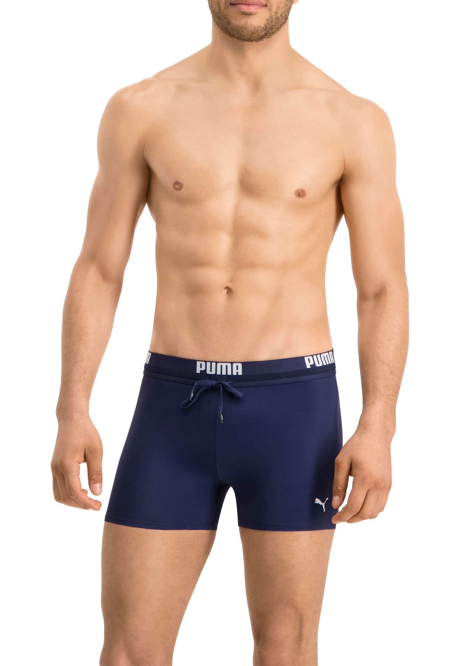 PUMA logo men's swimming trunks Kąpielówki Mężczyźni, grantowy, M
