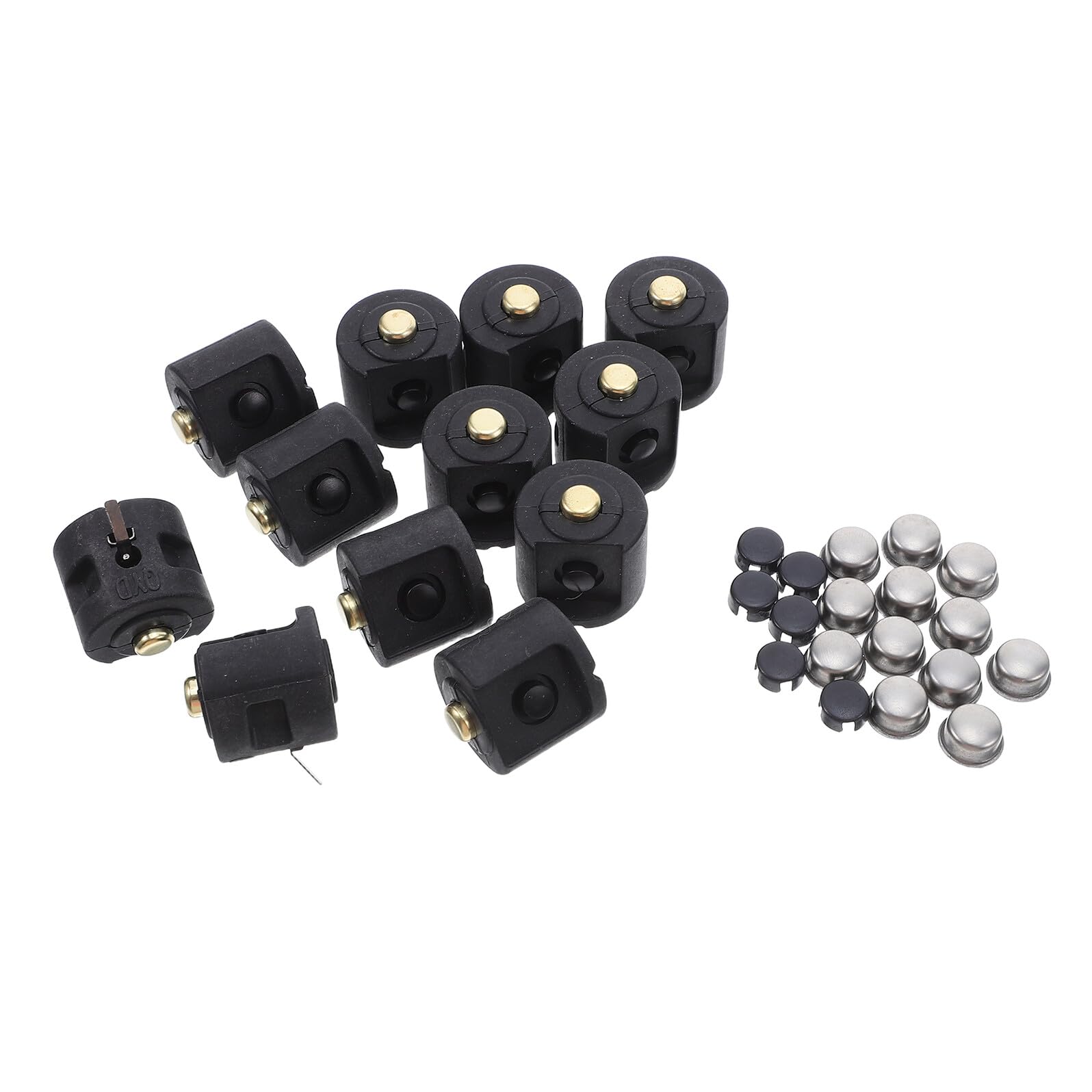 Tapa de extremo de linterna para reparar microinterruptor defectuoso en camping 12pcs 8