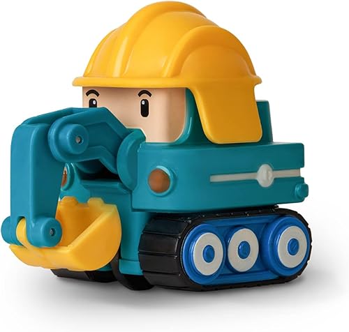 Miniatura 119 de Robocar Poli, Poke - Autos de juguete de metal, excavadora, vehículos de construcción, camión de juguete, regalos de cumpleaños para niños y niñas