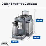 De'Longhi Rivelia EXAM440.55.G Bean to Cup Coffee Machine - Grey - 8