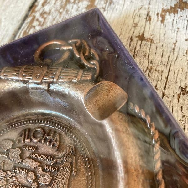 Amazon.co.jp: USA製 ヴィンテージ ハワイアッシュトレイ灰皿アンカー