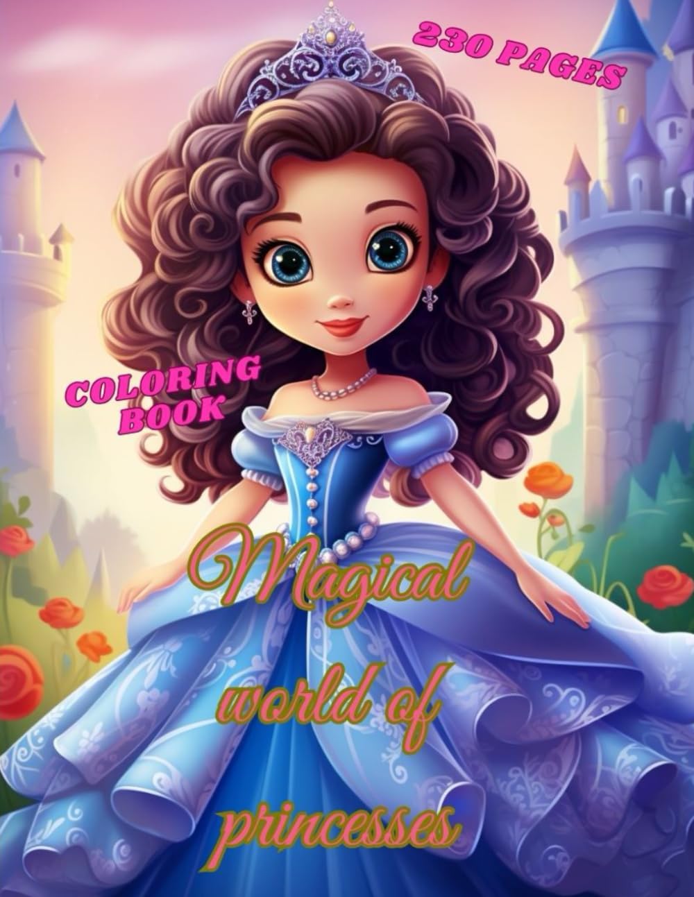 Magical world of princesses: princess castle royal magical fairy tale