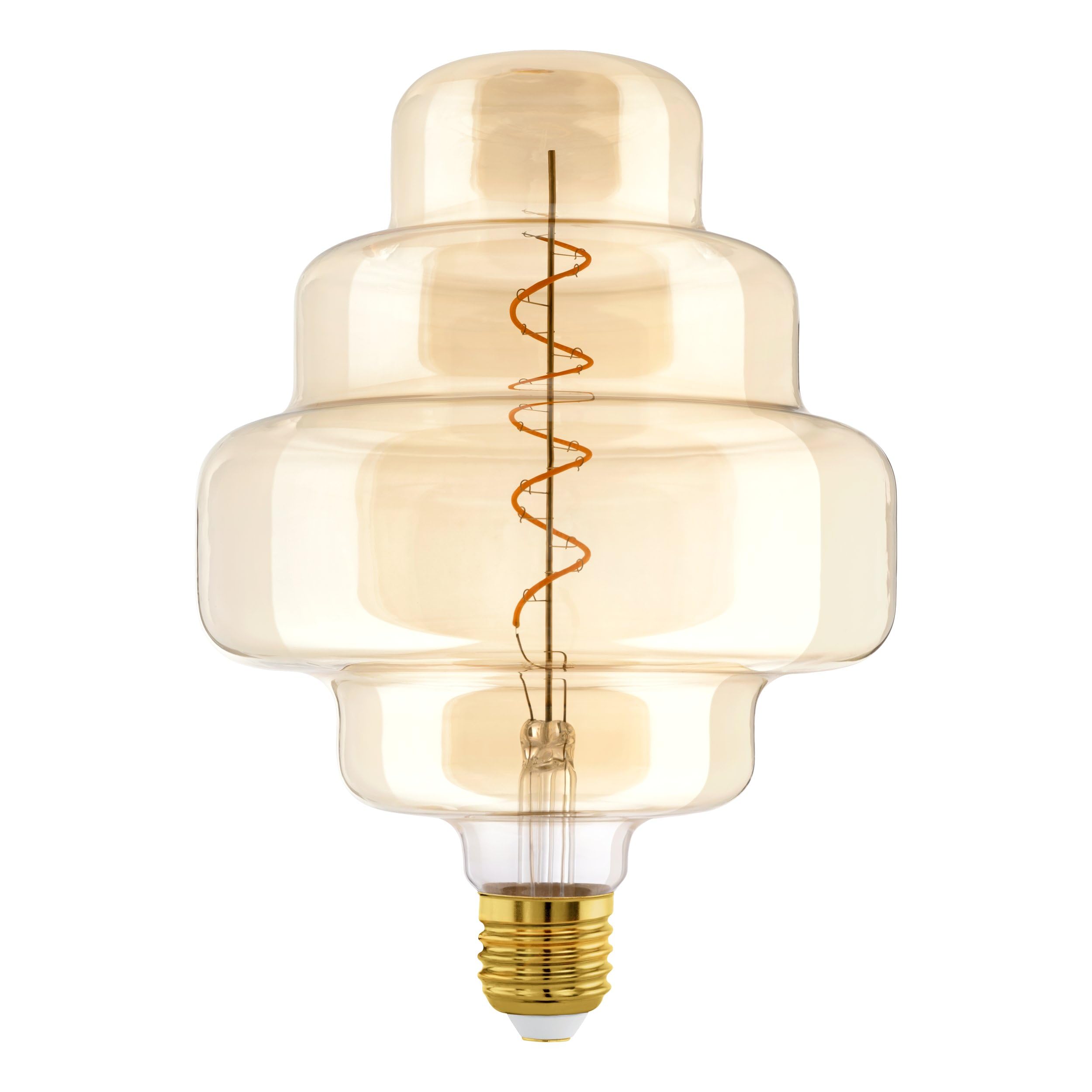 EGLO XXL E27 Lampe dimmbar, Spiral LED Retro Glühbirne Big Size