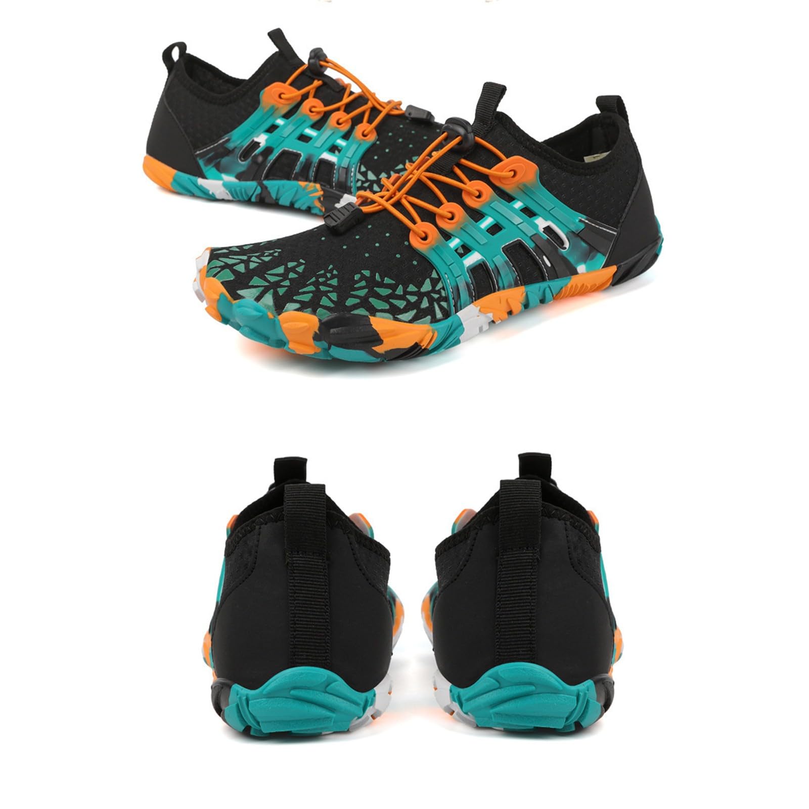 Zapatillas Mujer Zapatos acuáticos para mujer y hombre, zapatos de playa, pies descalzos, deportes al aire libre verano para senderismo, natación, playa, río, piscina, zapatos de piscina para mujer