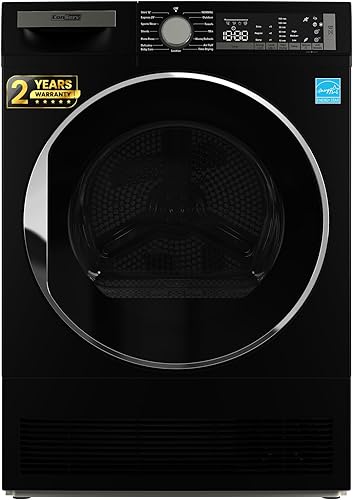 Miniatura 8 de ConServ Secadora Condensadora de 240V 4 pies cúbicos Refresh Energy Star (Negro Mate)