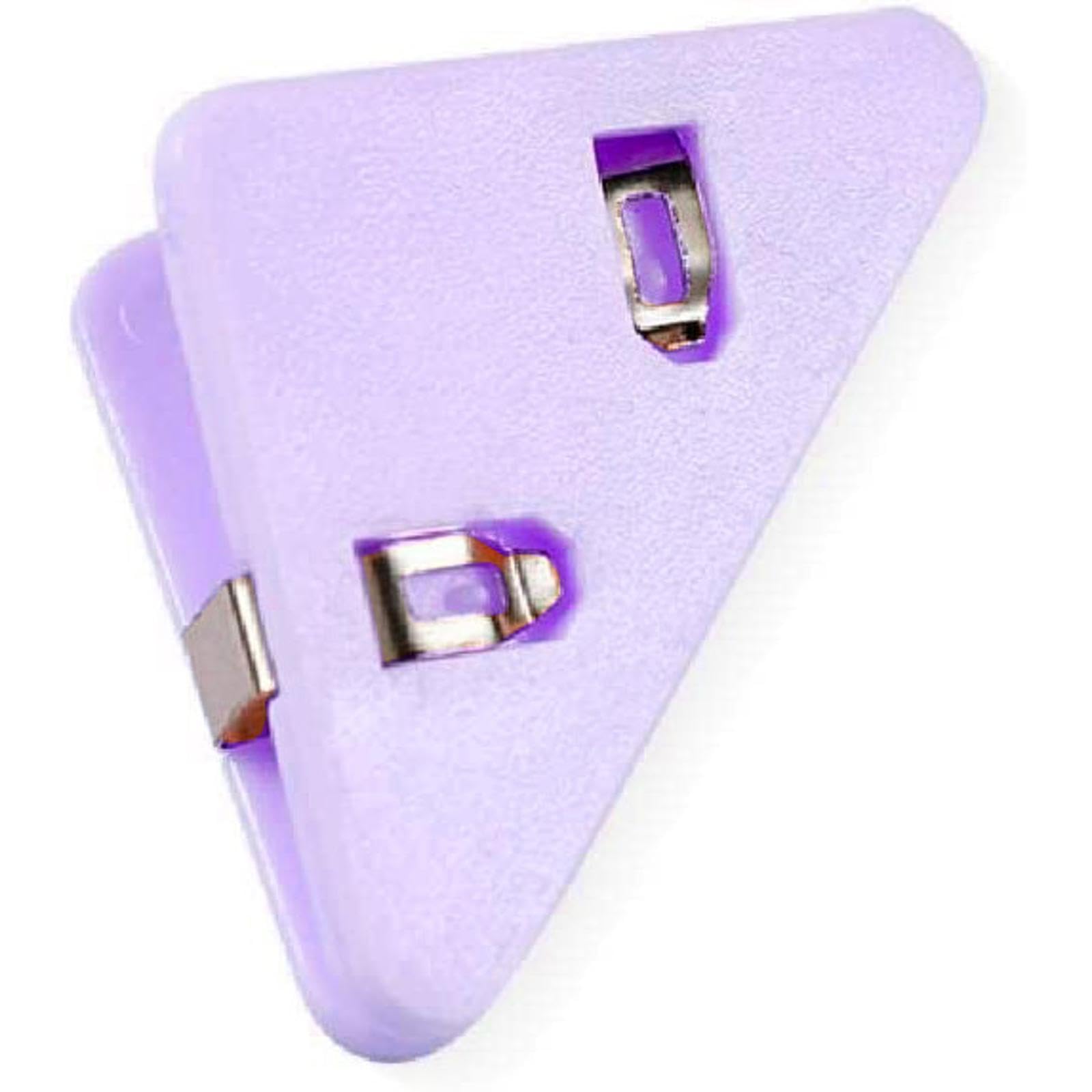 HDOYTXXM Efficient Triangular Corner Clips Multifunctional Document File Book Page Corner Clips Students Supplies Triangular Clip Bill Clip Book Paper Desk Storage Shelf Desktop Organizers Efficient