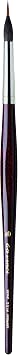 da Vinci Watercolor Series 5519 Maestro Paint Brush, Long Needle-Sharp Liner Kolinsky Red Sable with Kazan Squirrel Body, Size 10 5519-10