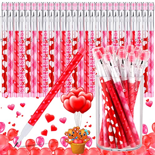 Lápices de grafito para San Valentín Tinlade 100 piezas miniatura 1