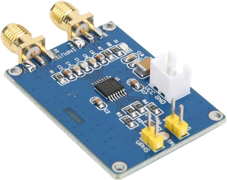 Fafeicy RF Amplitude Phase Detection Module Dual Demodulating Log Amplifier up to 2.7 GHz with 1.8V Reference Voltage for Gain Loss Phase Difference Measurement System