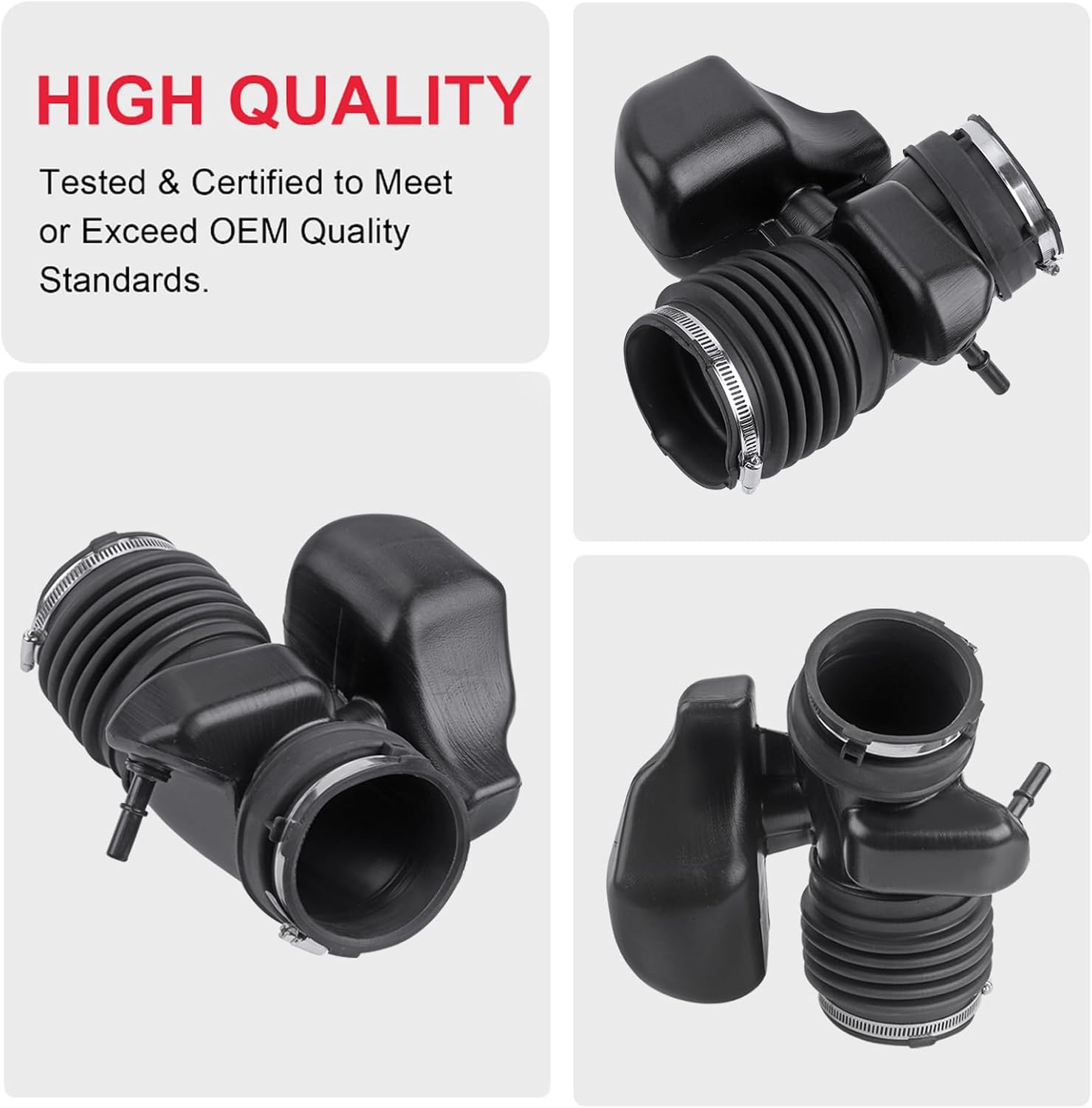 696-019 Engine Air Intake Hose Fit for 2012-2017 Chevy Traverse GMC Acadia Buick Enclave Replaces# 20871478