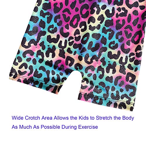 Image of Domusgo Toddler Leotard Gymnastics Long Sleeve, Sparkly Tumbling Dance Leotards for Baby Girls Kids Teens 2-14 Years