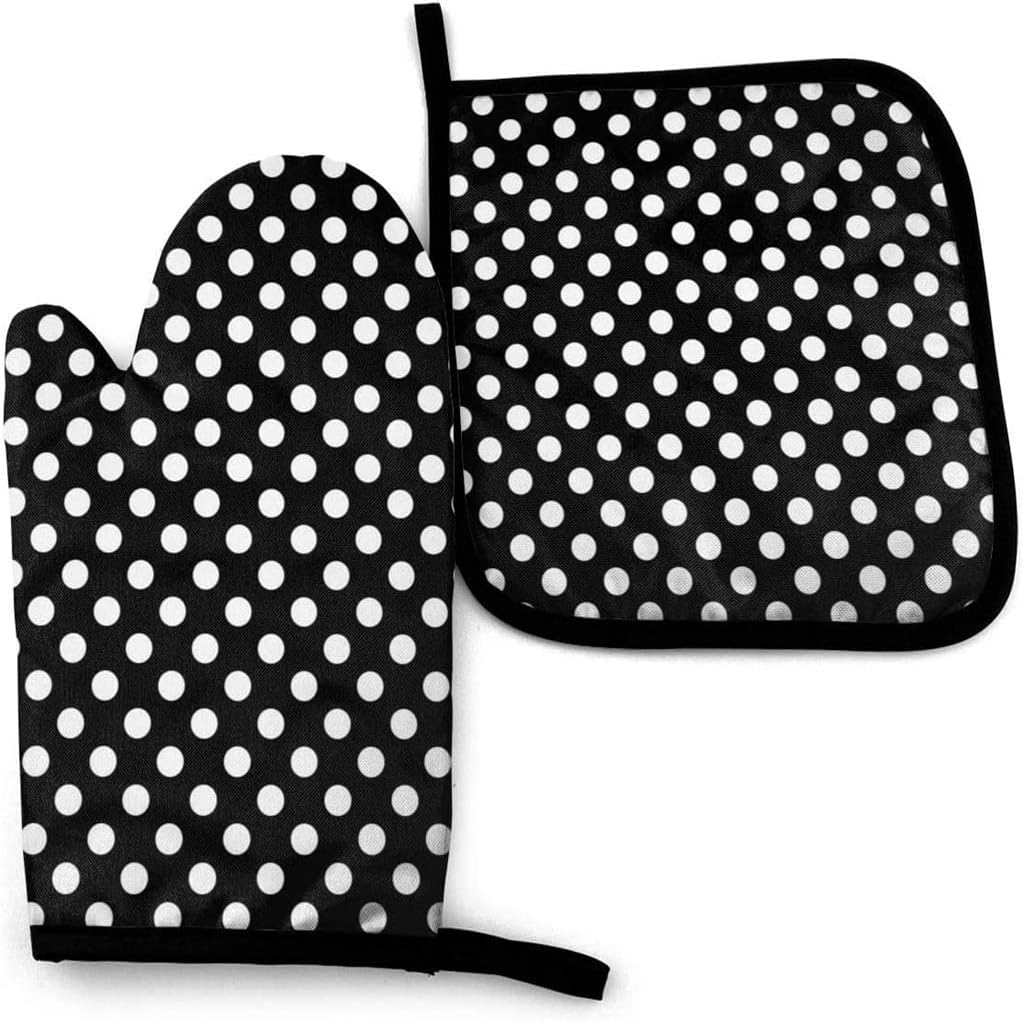 Oven Mitts and Pot Holders Sets Heat Resistant Kitchen Glove Non-Slip