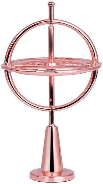 Earth Sesame Gyroscope Gyroscope Rotating Gyroscope Metal Machinery Earth Frame Metal Anti-Gravity Spinning Top Balance Toy Physics Professor Props Description Gyroscope Gyroscope Toy Metal