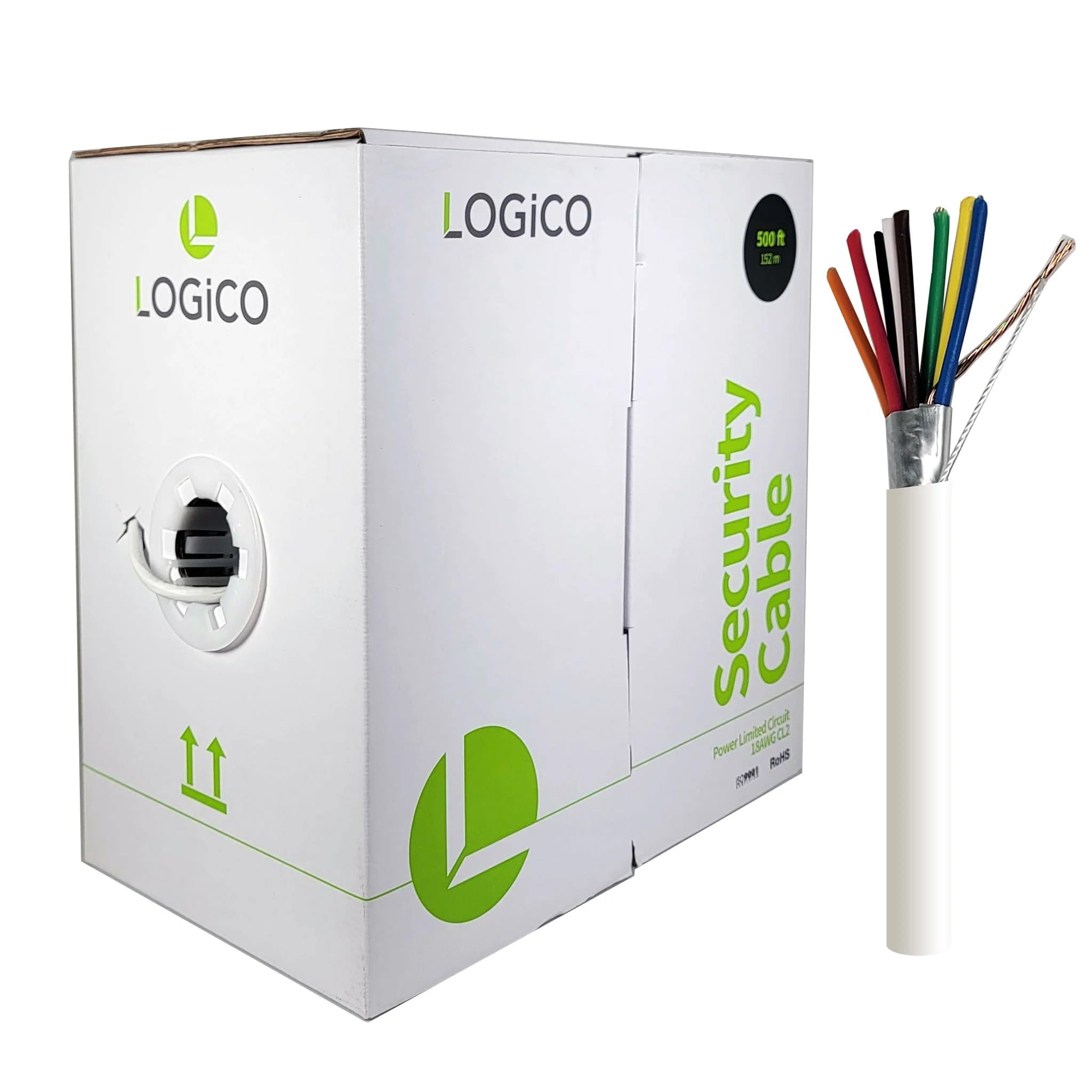 Amazon.com: LOGICO Best 500ft 18/8 Shielded CCA Security Alarm