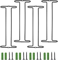 Vista 12 de Estante para copas de vino de 10 pulgadas debajo del gabinete, estante para almacenamiento de copas colgantes, organizador de vasos con secado