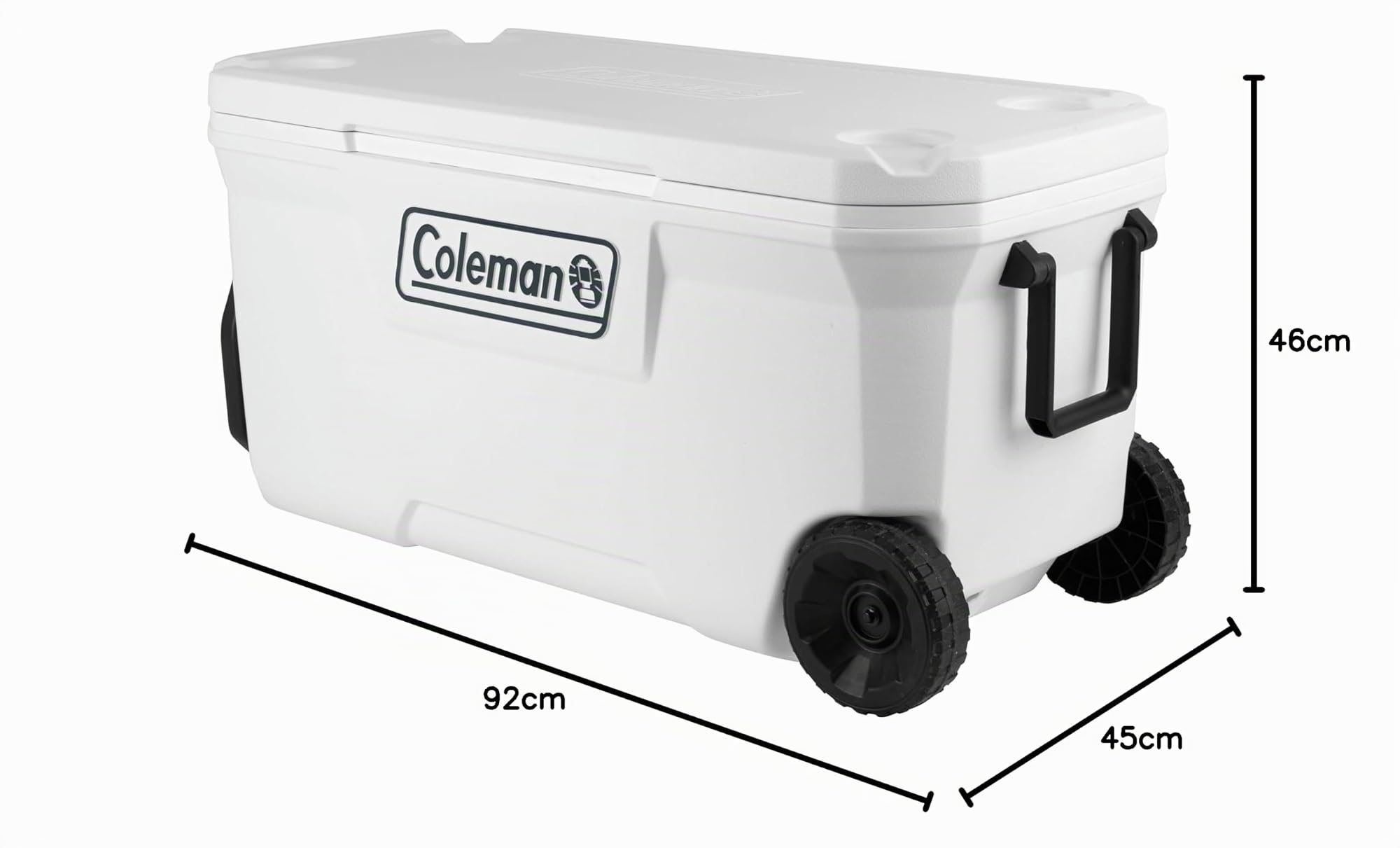 Coleman Marine Xtreme 100QT Frigorifero molto grande | 94L scatola di ghiaccio ad alte prestazioni | isolamento completo in schiuma PU | rimane fresco per 5 giorni | termica portatile con protezione