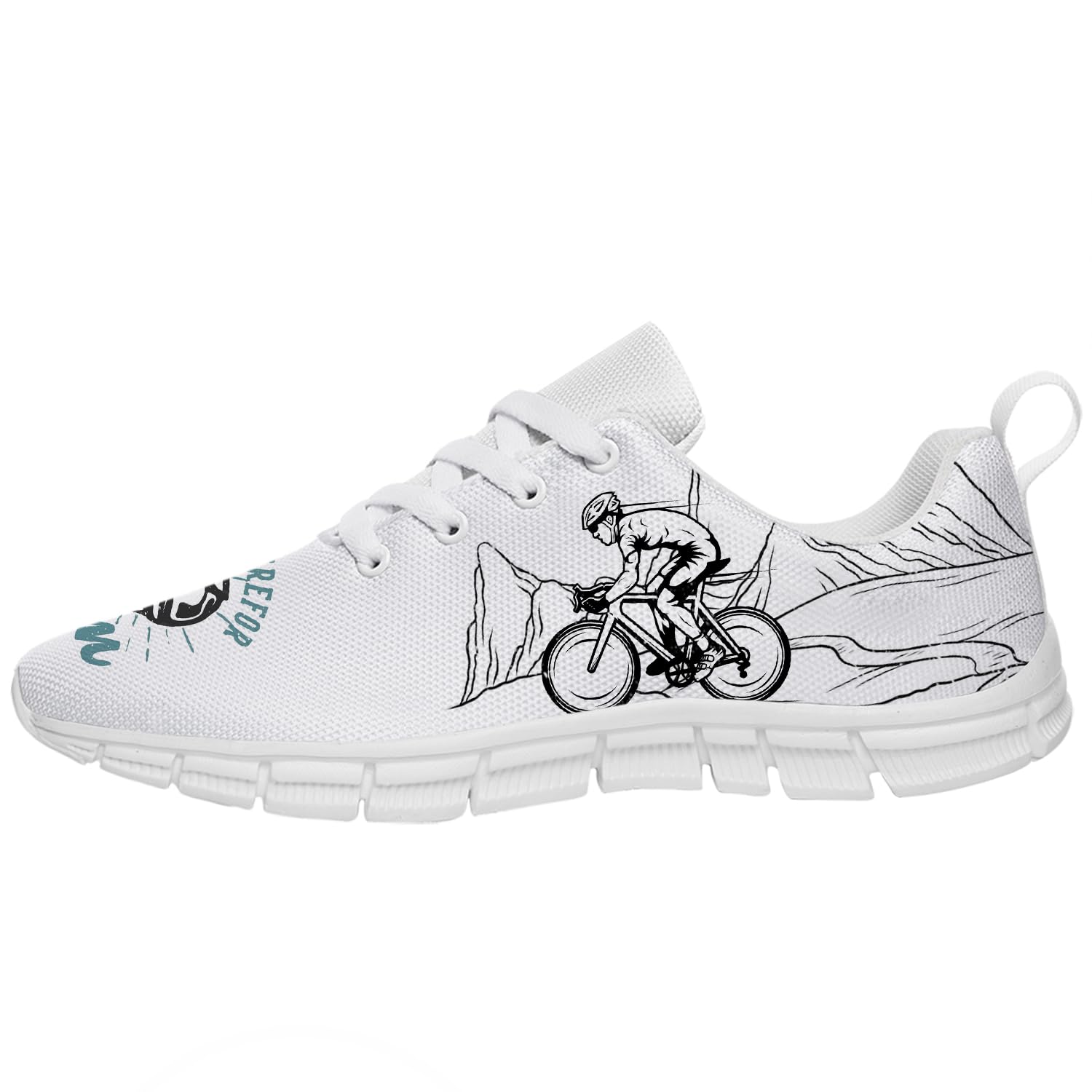 smvith Women's Men's Cycling Shoes White Tennis Shoes Casual Sneakers Running Shoes Cyclist Gifts for Men Women Size 12 15