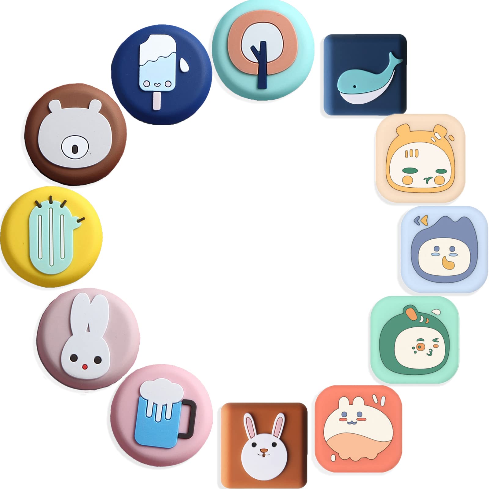 Photo 1 of 12pcs Refrigerator Magnets, Cute Kitchen Magnets Decorative Refrigerator Magnets,for Home Office Fridge Cabinet Magnetic Whiteboards Dry Erase Board etc