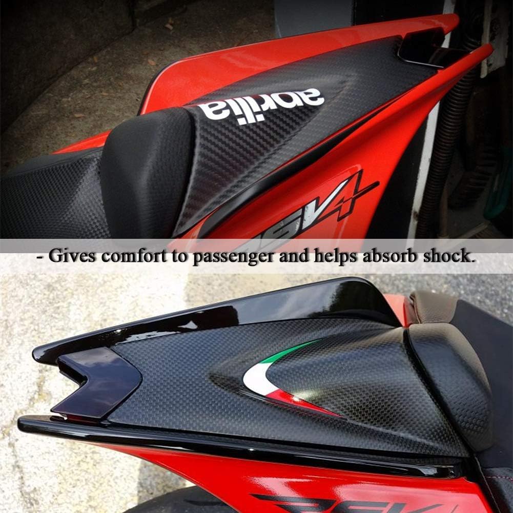 A-prilia RSV4 1000 1100 RS125 RS4 50 125S4 125 2009–2020 Motorrad-Heck-Beifahrer-Soziussitzverkleidung Schwarz