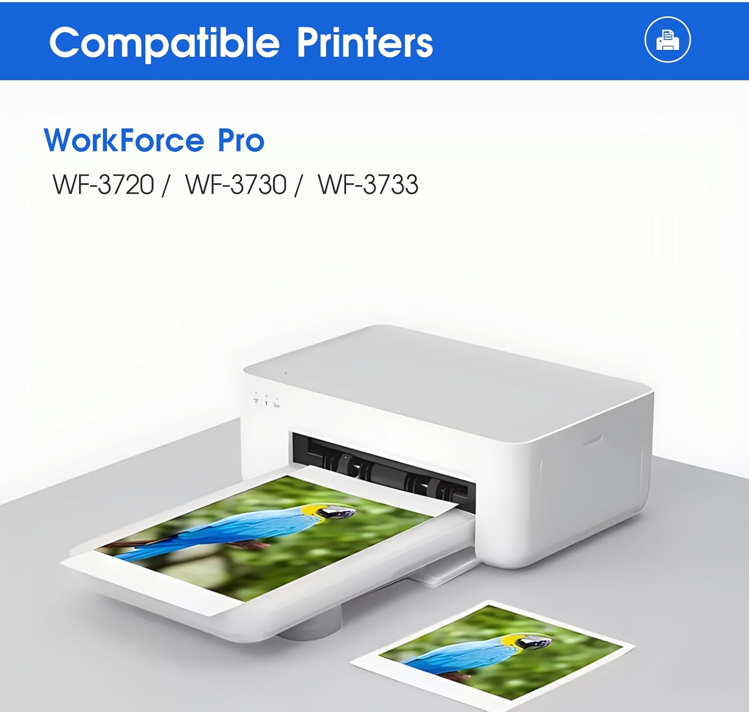 LLAOLLAO 702XL 702 Ink Cartridges Combo Pack Remanufactured Replacement for 702xl Ink Cartridges for Printer WF-3720 WF-3730 WF-3733 (1 Black 1 Cyan 1 Magenta 1 Yellow, 4 Pack)