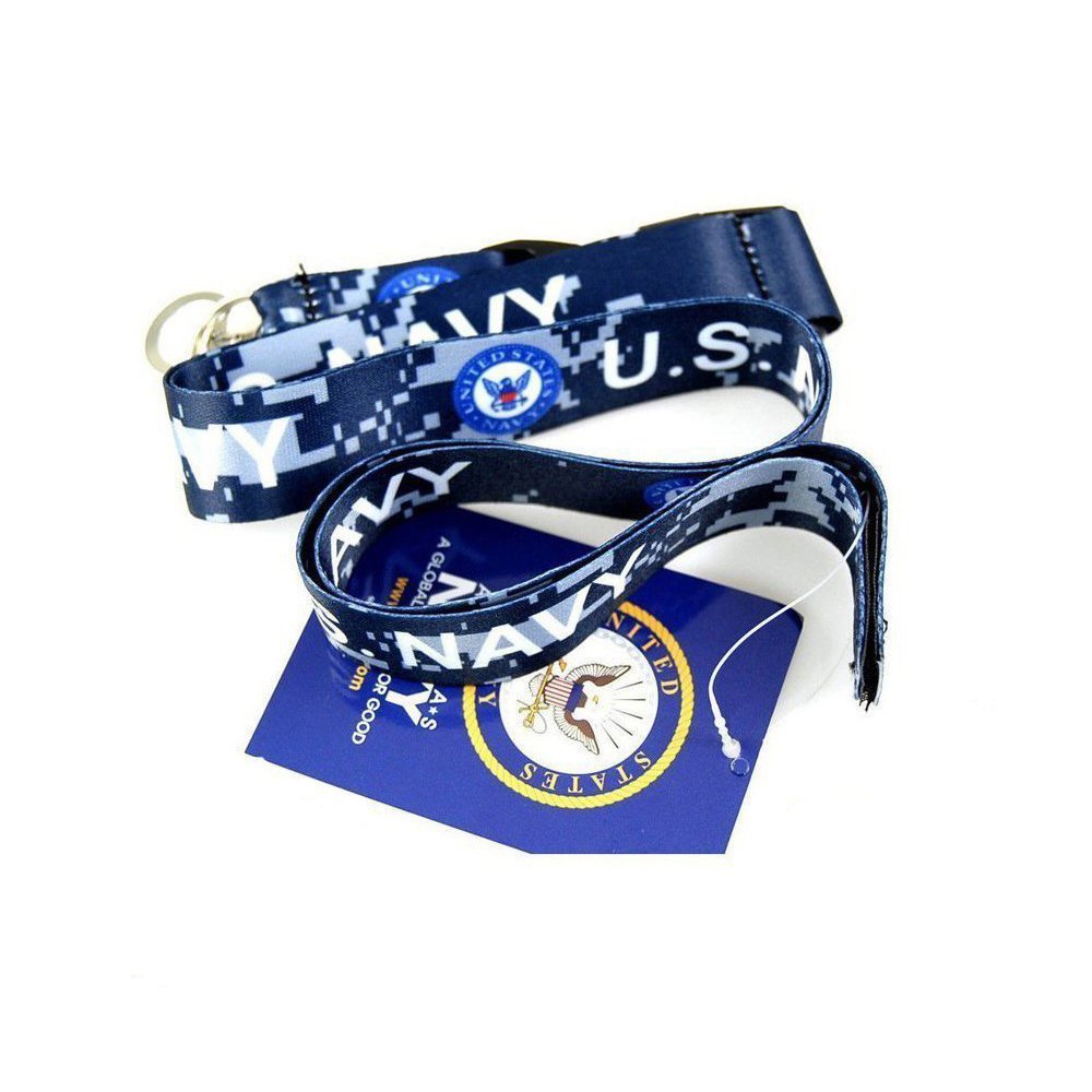 1 X Official Licensed Products Military "US NAVY" Camo Lanyards