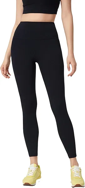 altiland High-Waisted Naked Feeling Yoga Pants for Women - Tummy Control Butt Lifting 7/8 Length Workout Leggings for Fitness