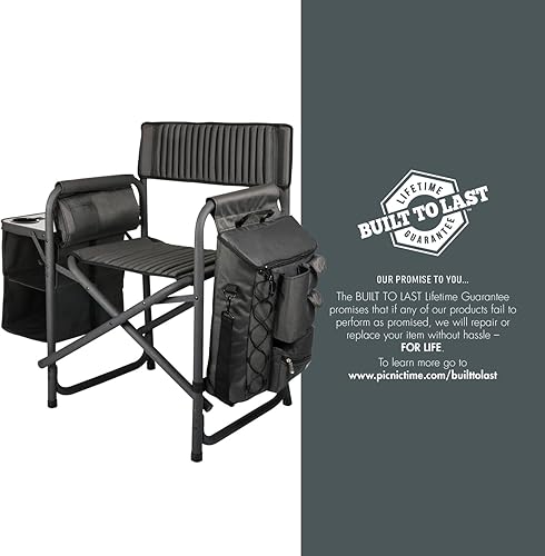 Miniatura 8 de PICNIC TIME NFL NFL Fusion - Silla de campamento unisex para adultos, con mesa auxiliar y enfriador suave, silla de playa para adultos, silla de