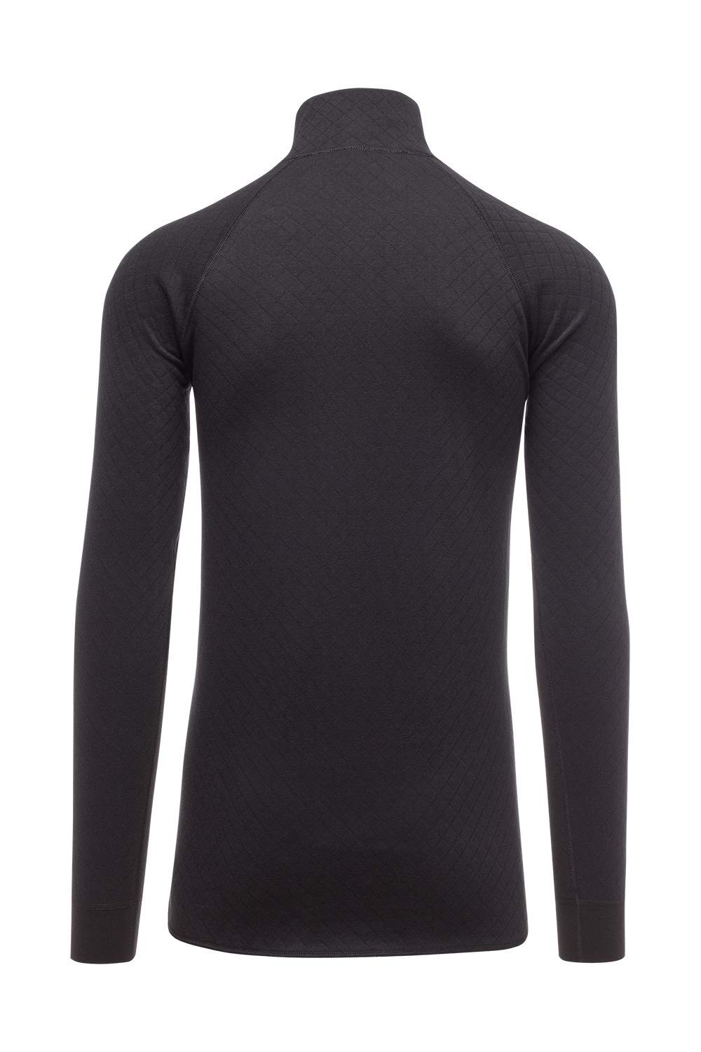 Thermowave - Indumento 2 in 1 doppio strato, traspirante, trama a tartaruga, maglia mezzo collo con cerniera